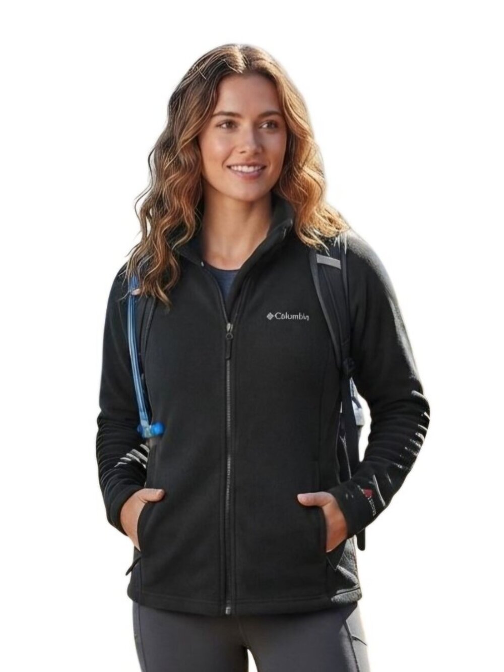 Columbia Vertex Polartec Full Zip Fleece Lined Jacket Size M